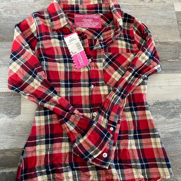 Rustic Outfitters Plaid Button Down NWT - Picture 9 of 9